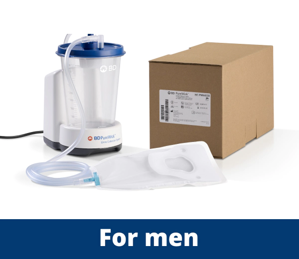 PureWick&trade; Urine Collection System Starter Set without Battery (for Men)